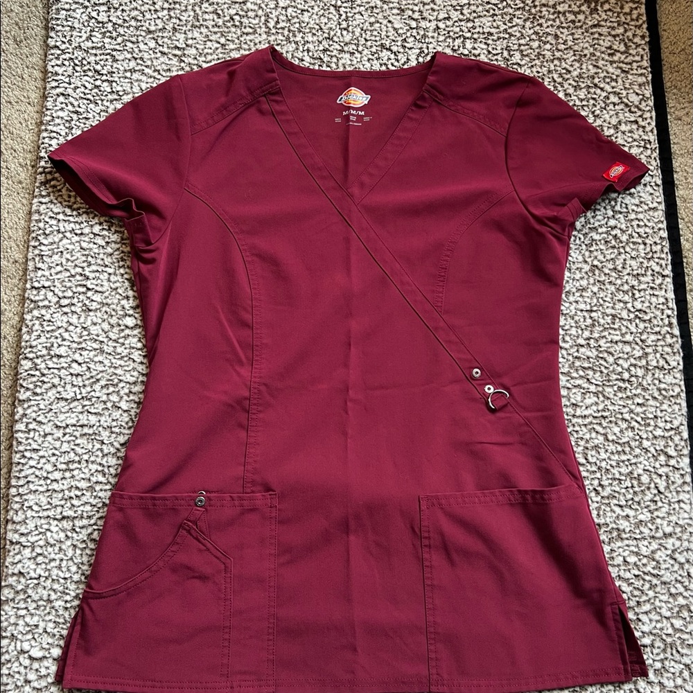 Ladies Dickies size medium scrub top